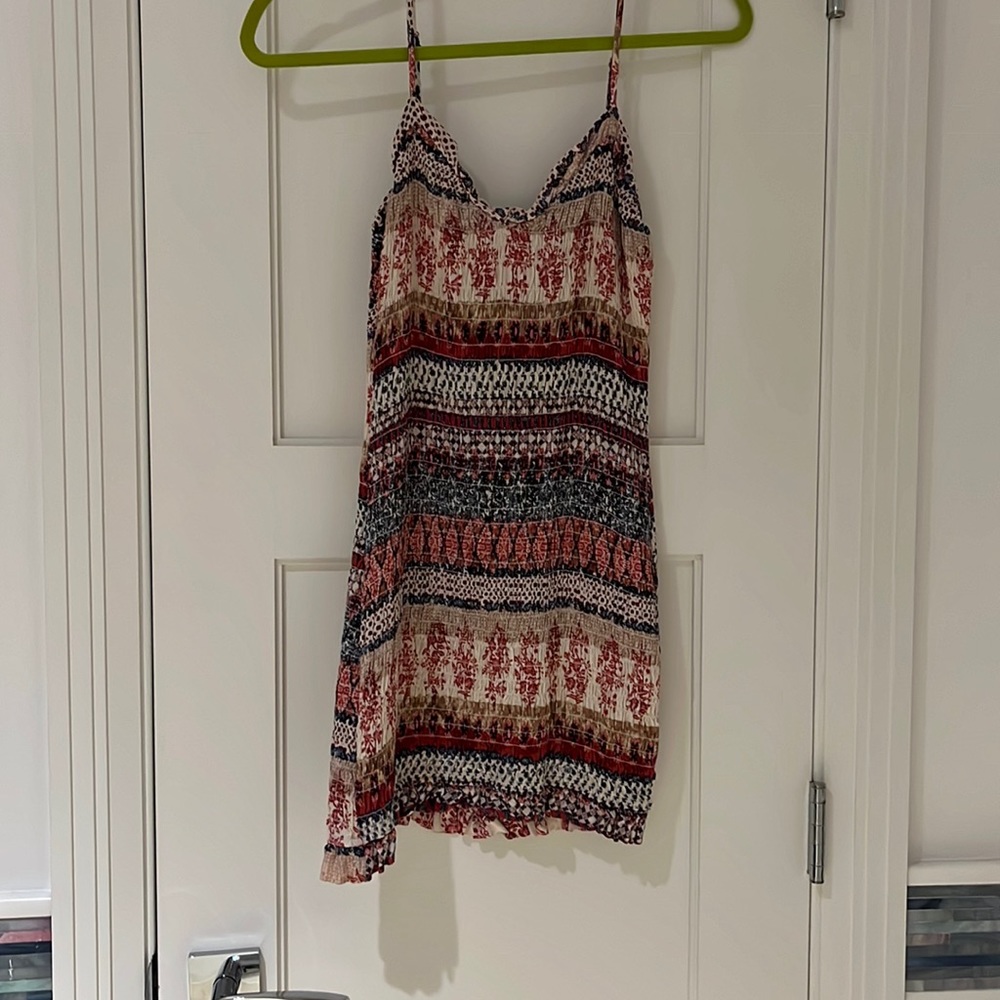 Patterned Mini Dress - image 1